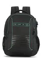 Skybags Network Black Backpack With Rain Cover 34L