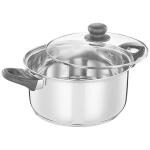 Kitchen Essentials Stainless Steel Silver Sauce Pots N Handi 5 L