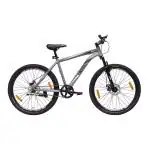 Hero Spinner 2.0 26T Single Speed Cycle | MTB | Grey | Front Suspension | Unisex | Single Speed| 98% Assembled Cycle(Ready to Ride in 5 Mins) | Mountain Bikes
