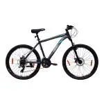 Hero Sprint Riot 26T MTB Geared Cycle 21 Speed Shimano Gears Mountain Cycle|Front-Suspension|Dual Disk|Matt Charcoal Grey|Ideal Age 12+ Years Hero Cycle for Men and Cycle for Women|Unisex|98% Assembled Cycle(Ready to Ride in 5 Mins)|Mountain Bikes