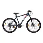 Hero Sprint Riot 26T Single Speed Mountain Cycle | Front-Suspension | Dual Disk | Matt Chocolate Brown | Ideal Age 12+ Years Hero Cycle for Men and Cycle for Women | Unisex| 98% Assembled Cycle(Ready to Ride in 5 Mins) | Mountain Bikes