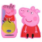 Ski Multicolor Plastic Combo of Tiffin and Pencil Box Peppa Pig Gift Set 480 ml