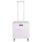 Home one Plastic Folding Utility Cart with Lid and 4 Wheels (Design/colour may vary)