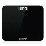 beatXP Gravity Elite Digital (Weighing Scale) for Body Measurement | with Backlit LCD Panel (Black), Electronic Weight Machine for Body Weight with 6 mm Thick Tempered Glass (2-Year Warranty), Weight Machines