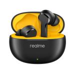 Realme Buds T110 with AI ENC for calls, upto 38 hours of Playback and Fast Charging Bluetooth Headset  (Punk Black, True Wireless)