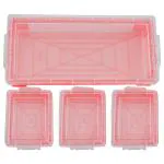 All Time Craft Organisers (Set of 4) (Design/colour may vary)