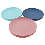All Time Assorted Joy Plastic Plates (Set of 4) - Design / Colour may vary