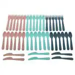 All Time Assorted Joy Plastic Cutlery Set (Set of 14)