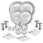 Classic Essentials 32 Pieces Steel Dinner Set