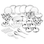 Classic Essentials 51 Pieces Steel Dinner Set