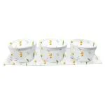 Dinewell Melamine Snack Set of 7 (Design/colour may vary)