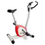 PowerMax Fitness BU-200-AL156 Premiun Upright Exercise Bike for Home Use,HDR foam grip,Comfortable Cusion Seat,Adjustable Height,Exercise Cycle (Max User Wt.100kg |1 PC Crank) DIY(DO IT YOURSELF)White