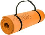 Fitness Mantra 6mm EVA Yoga Mat with Free Carrying Strap Orange, Yoga Mats
