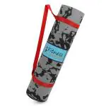 Fitness Mantra 4mm Super Soft, Anti-Slip Marble Design Yoga Mat with Carrying Strap Grey, Yoga Mats