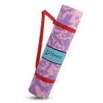 Fitness Mantra 6mm Super Soft, Anti-Slip Marble Design Yoga Mat with Carrying Strap Purple, Yoga Mats