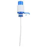 Swastik Housewares White,Blue Plastic Water Manual Pump Dispenser Handpress