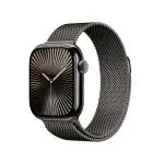 Apple Watch Series 10 GPS + Cellular 42 mm Slate Titanium Case with Slate Milanese Loop