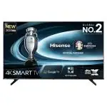 Hisense 164 cm (65 inches) 4K Ultra HD Smart Google TV 65E6N, Black