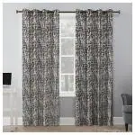 Neela Home KOHINOOR Print Curtains 220 GSM - Polyester Door 9Ft Coffee Pack of 2