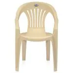 Nilkamal Marble Beige Plastic Chair 56x61x78 cm