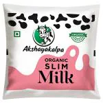 Akshayakalpa Organic Slim Milk 500 ml (Pouch)