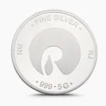 Reliance Jewels 5 GM 999 Silver Coin