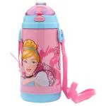Disney Cinderella Blue & Pink Plastic Sipper Bottle 600 ml