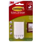 3M Command White (M) Plastic Picture Hanging Strip (Set of 4)