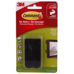 3M Command Black (M) Picture Hanging Strip (Set of 4)