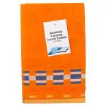 My Home Orange Cotton Velour Hand Towel 13x20 inch