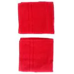 Eurospa Classic Red Cotton Face Towel 30x30 cm (6 pcs)