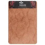 Natura Life Waves Brown Cotton Anti-Slip Door Mat 40x60 cm