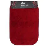 Natura Life Ring Frame Maroon Cotton Anti Slip Door Mat 40x60 cm