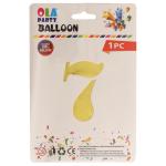 Party Kingdom 7 Number Foil Balloon