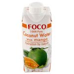 Foco Mango Flavoured Coconut Water 330 ml