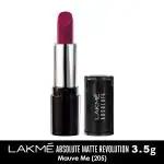 Lakme Absolute Matte Revolution Lip Color, Mauve Me (205) 3.5 g