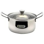 Coconut Mysore Royal Stainless Steel Cook N Serve Handi with Glass Lid 1.5 L