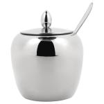 Coconut Dazzle Stainless Steel Ghee Pot with Lid and Spoon 200 ml