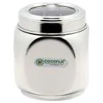 Coconut Square Stainless Steel Canister 1.5 L (E19)
