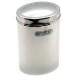 Coconut Oval Stainless Steel Canister 1 L (E21)