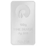 Reliance Jewels RL Silver (999) 100 GM Bar