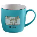 Roxx Retro Assorted Colour Ceramic Mug 300 ml