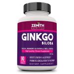 Zenith Nutrition Gin kgo Biloba 60 mg Capsules 90's
