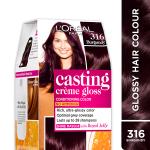 L'Oreal Paris Casting Cream Gloss - 316 Burgundy (87.5 gm+ 72 ml)