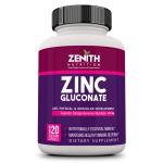 Zenith Nutrition Zinc Gluconate 30 mg Veg Capsules 120's