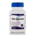 HealthVit Zinc Gluconate 50 mg Capsules 60's