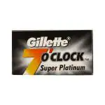 Gillette 7'O Clock Super Platinum Stainless Blade 10's