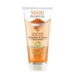 VLCC Ayurveda Natural Fairness Double Action Chandan & Kesar Face Wash Soap Free Formulation 100ml