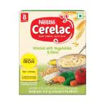 Nestle Cerelac Stage 2 (8 Months+) Powder 300 gm - Khichdi with Vegetables & Ghee (Refill Pack)