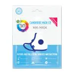Dettol Cambridge Basic N95 Mask - Anti Virus, Reusable & Washable (Black, L)